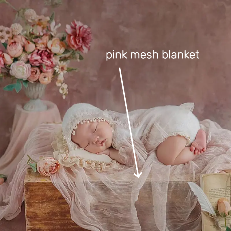 Pink Mesh Blanket